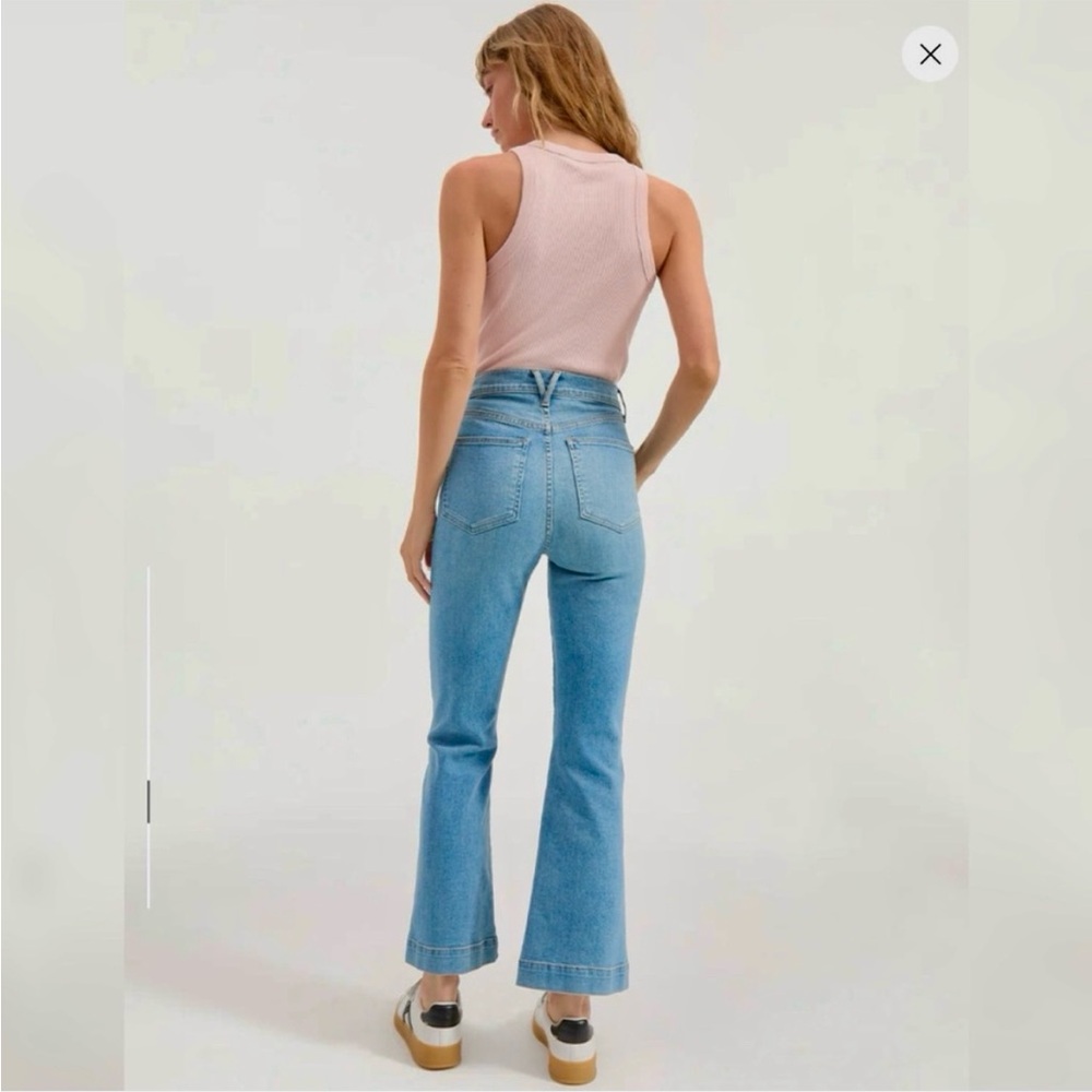 Veronica Beard Carson high rise kick flare jeans - Picture 2 of 6
